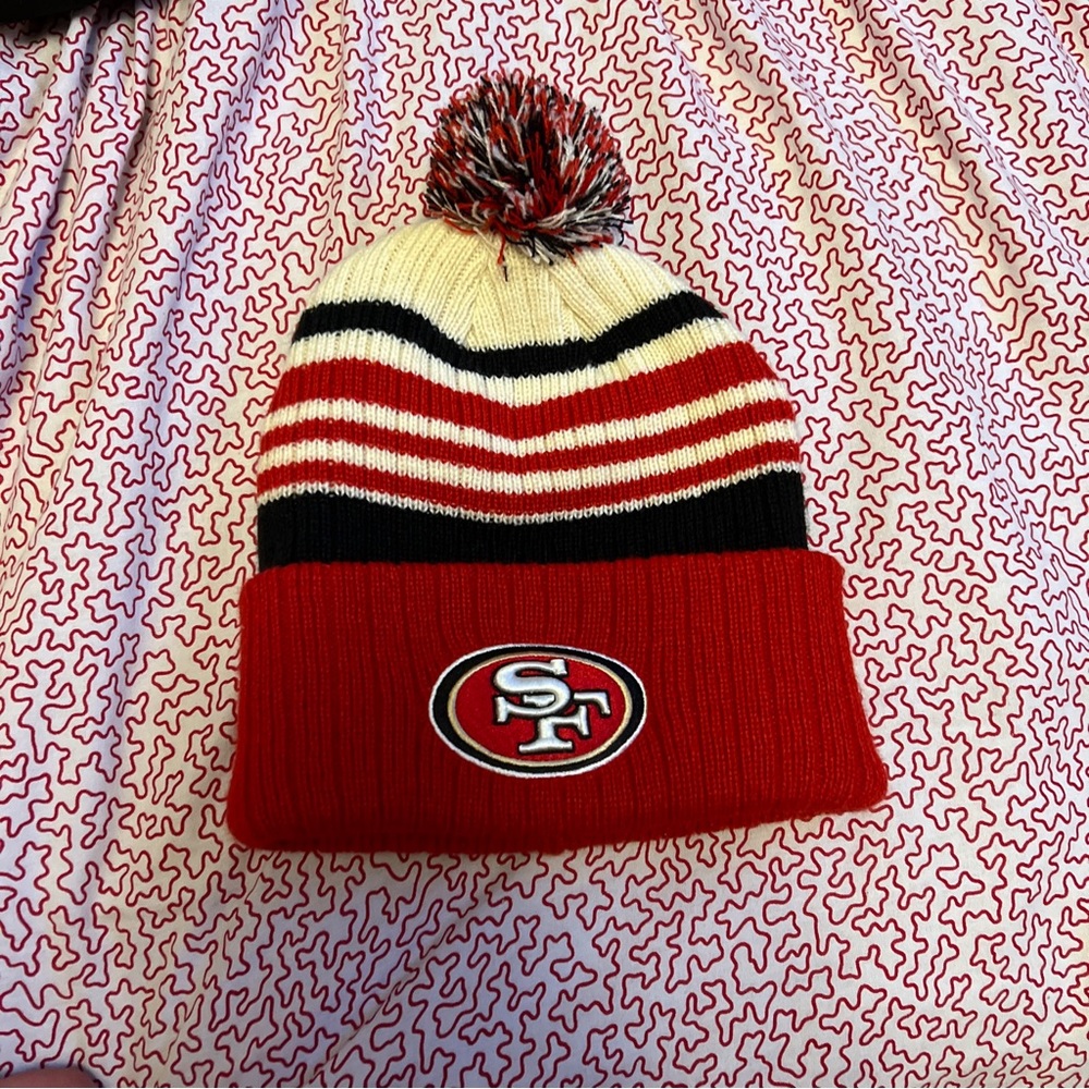 San Francisco 49ers Beenie size large
